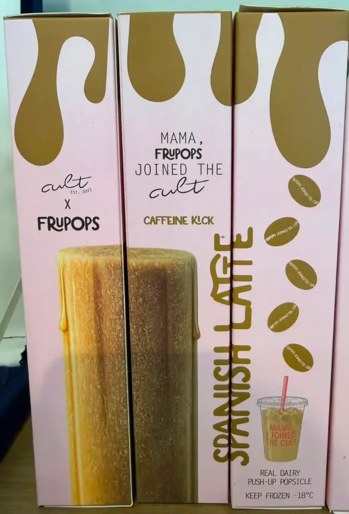 Cult x Frupops Spanish Latte Pop